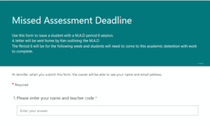 Read more about the article Missed Assessment Deadlines!