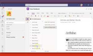 Read more about the article OneNote & Assignments