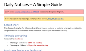 Read more about the article Daily Notices Guide